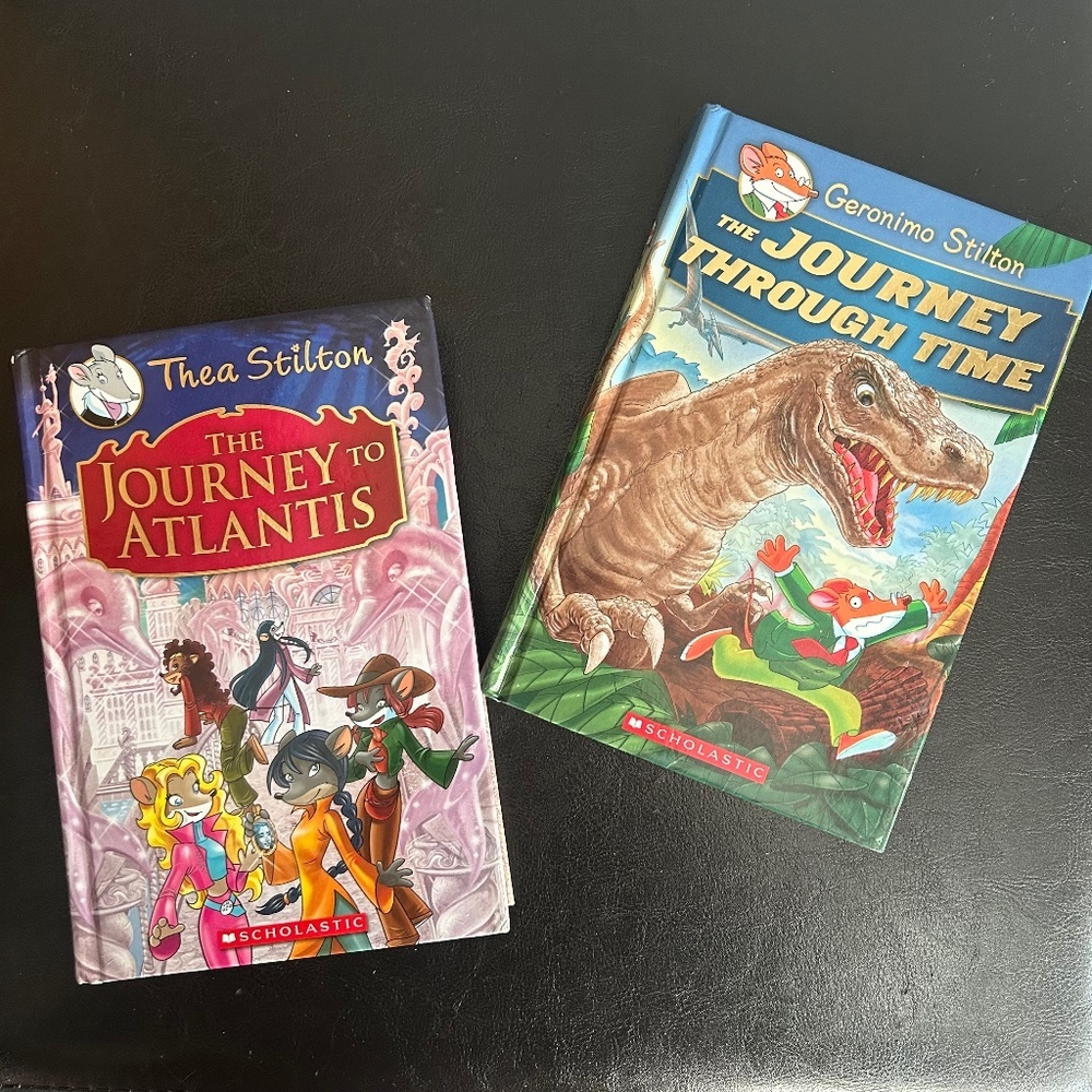 The Journey Through Time & Journey to Atlantis by Geronimo & Thea Stilton
